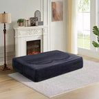 Canapé deux places convertible moderne pliable Okak 2-en-1 avec mousse à mémoire de forme, canapé-lit futon confortable pour salon, appartement
