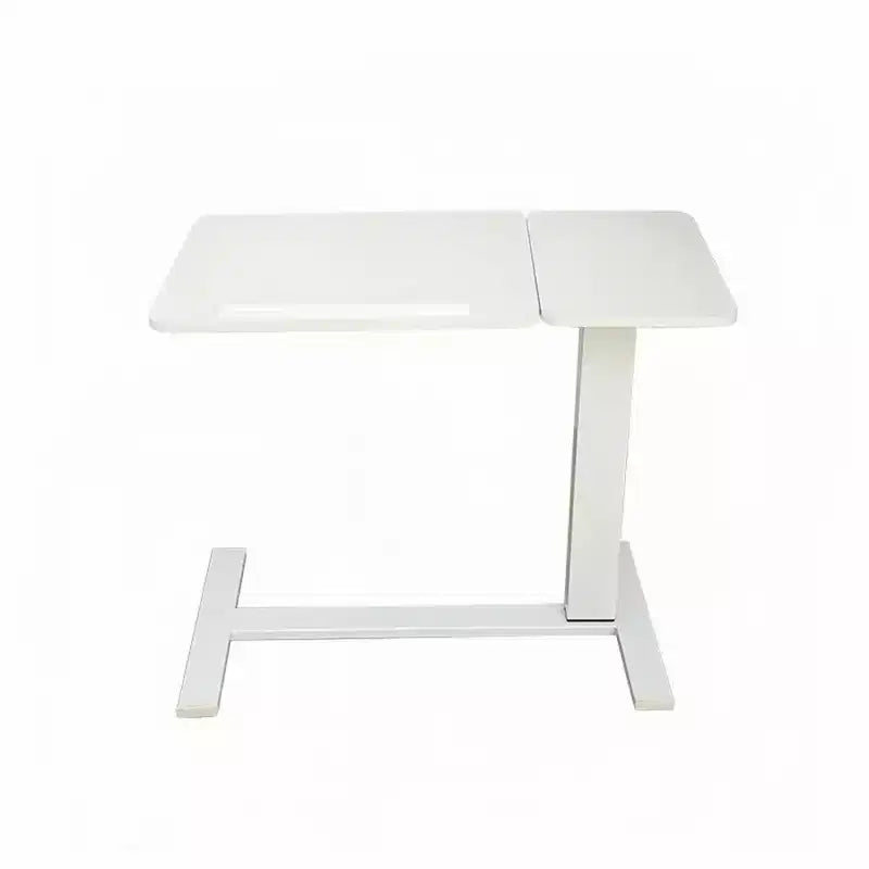 Tavolino da Letto Regolabile in Altezza con Ruote, Tavolo Comodino Inclinabile per Poltrona Reclinabile, Design Ergonomico, Pieghevole e Facile da Spostare