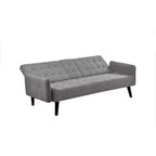 Canapé-lit convertible Homy Casa avec porte-gobelet et table rabattable, pour salon