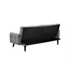Canapé-lit convertible Homy Casa avec porte-gobelet et table rabattable, pour salon