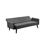Canapé-lit convertible Homy Casa avec porte-gobelet et table rabattable, pour salon