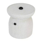 Christopher Knight Home Sava, tavolino laterale in calcestruzzo leggero per patio con foro per ombrellone