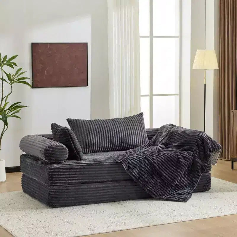 Karl Home | Divano letto trasformabile moderno King Size Divano letto impilabile in velluto a coste