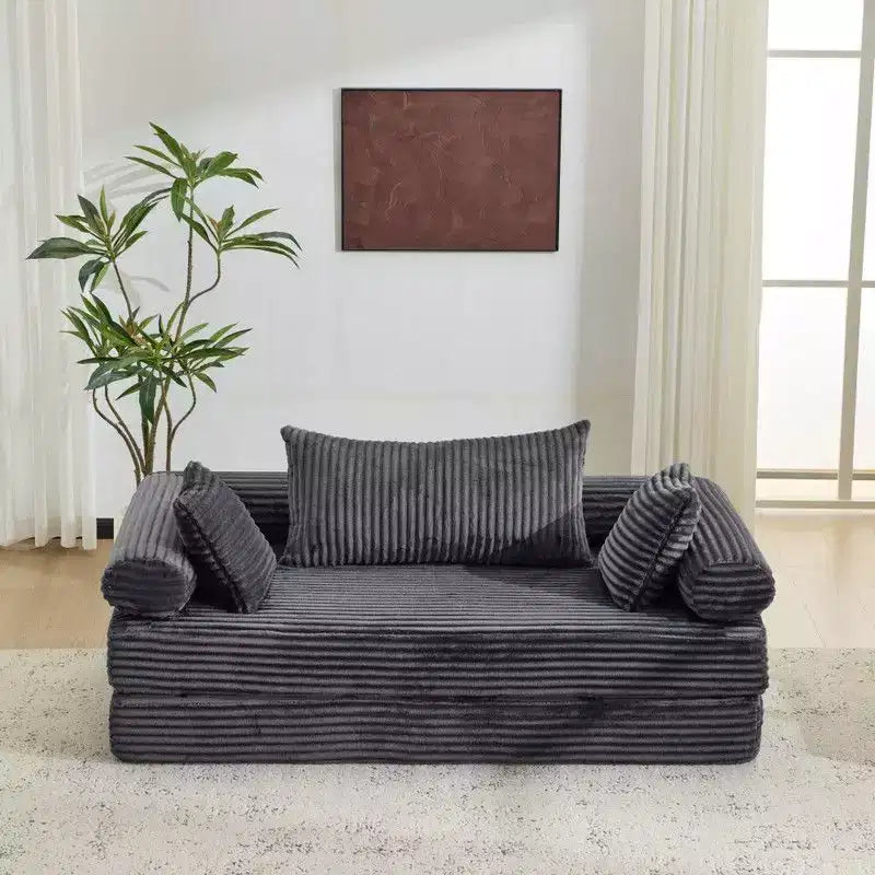 Karl Home | Divano letto trasformabile moderno King Size Divano letto impilabile in velluto a coste