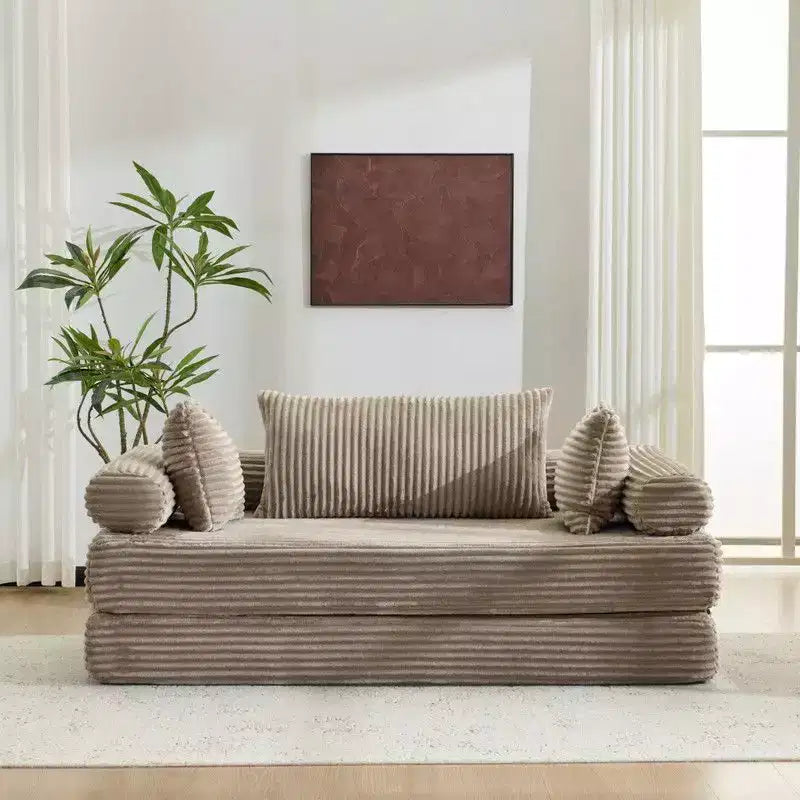 Karl Home | Divano letto trasformabile moderno King Size Divano letto impilabile in velluto a coste