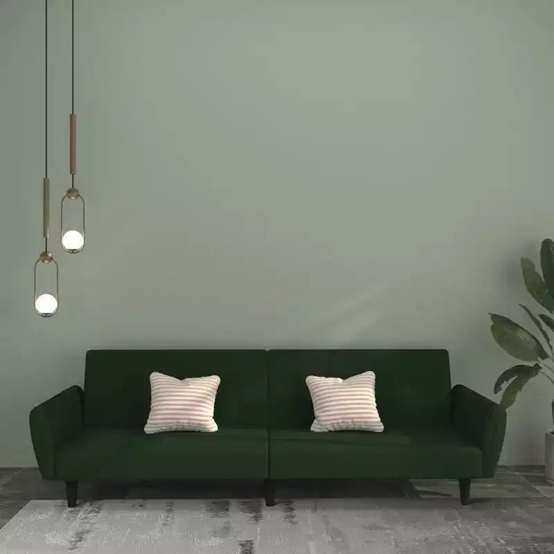 vidaXL Divano letto a 2 posti, poltroncina imbottita, divano letto a due posti in velluto
