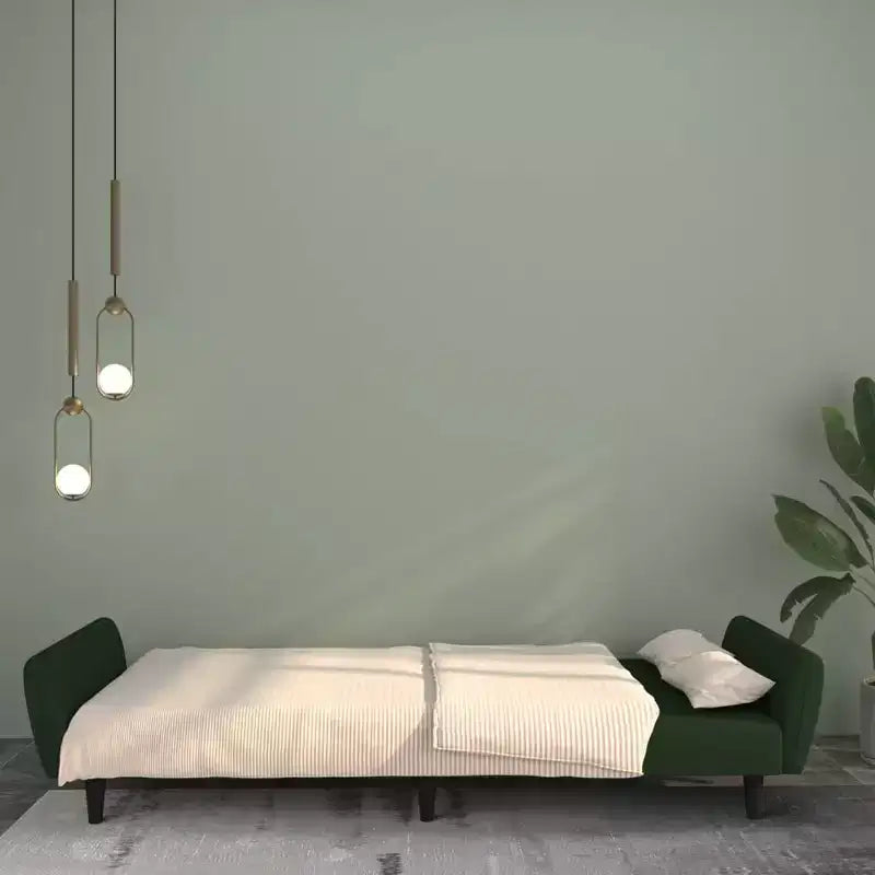 vidaXL Divano letto a 2 posti, poltroncina imbottita, divano letto a due posti in velluto