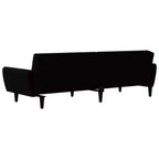 vidaXL Divano letto a 2 posti, poltroncina imbottita, divano letto a due posti in velluto
