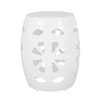 TUYOHW Tavolino Moderno Rotondo da Giardino, Tavolino da Esterno in Ferro da 42 cm per Giardino, Piscina, Interni, Durevole e Stabile