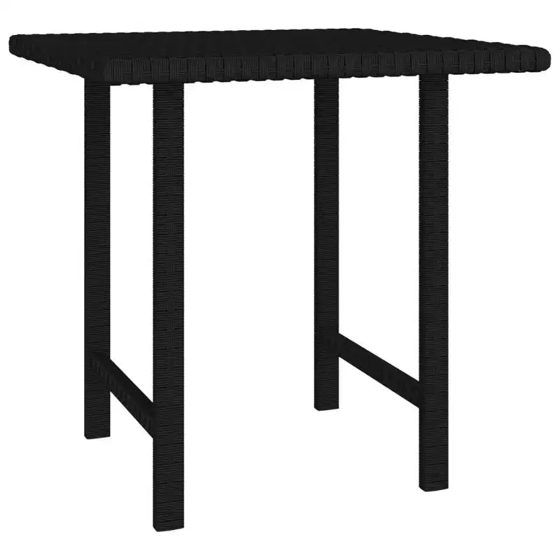vidaXL Table d'appoint en rotin Console Table basse 3 pcs Poly-rotin