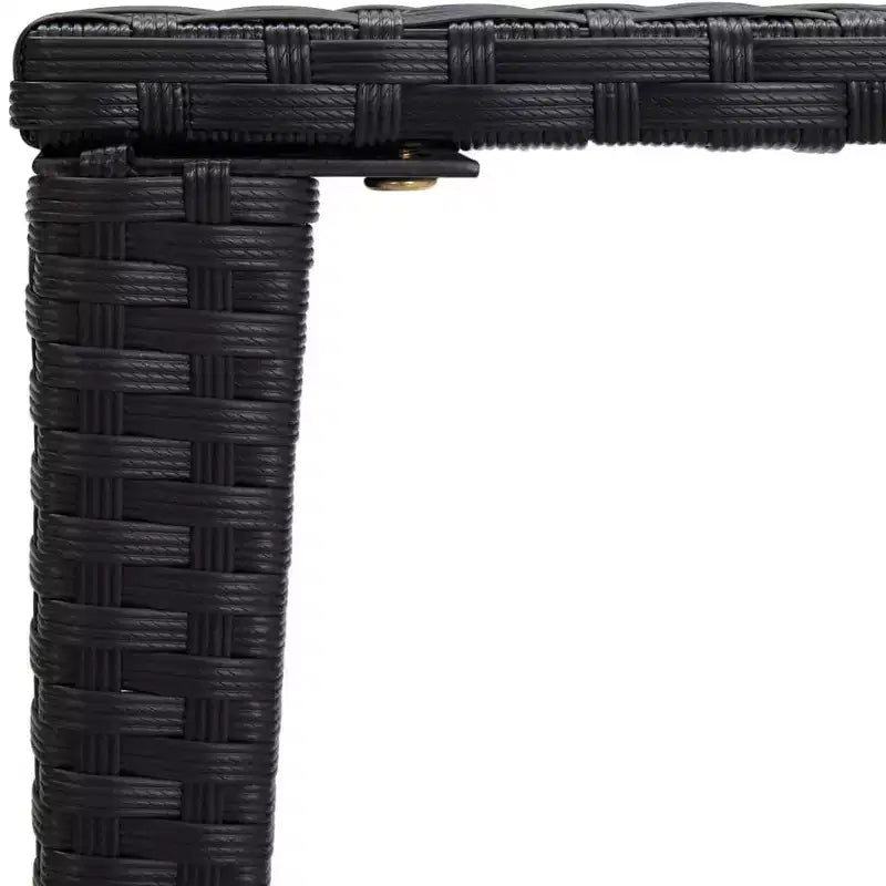 vidaXL Tavolini a incastro Tavolini da salotto set da 3 Polyrattan