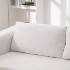 Moderno Divano Letto Convertibile 2-in-1 con Cuscini, Divanetto Pieghevole in ciniglia per Soggiorno o Camera degli Ospiti - Panipeachy