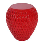Christopher Knight Home Misaki Table d'appoint de patio en béton léger au design moderne inspiré de la fraise