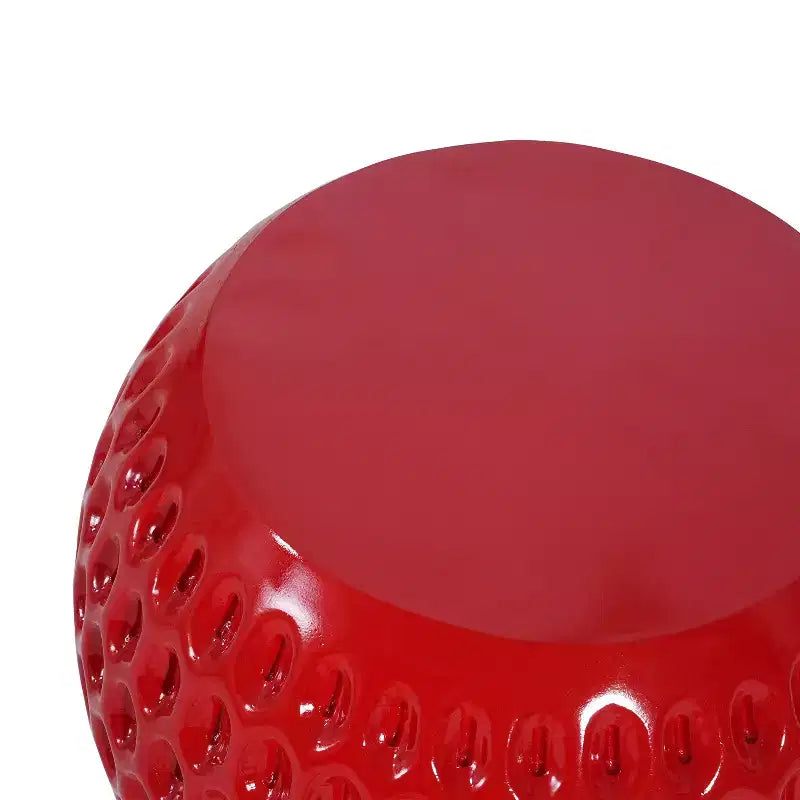 Christopher Knight Home Misaki Table d'appoint de patio en béton léger au design moderne inspiré de la fraise