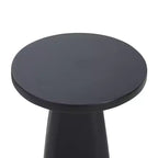 Christopher Knight Home Mio Table d'appoint moderne ronde en béton léger avec pieds coniques