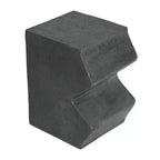 TUYOHW Lot de 2 tables d'appoint d'extérieur, design unique, table d'appoint combinée de patio avec plateau rectangulaire, table polyvalente pour jardin, balcon, porche