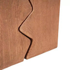TUYOHW Lot de 2 tables d'appoint d'extérieur, design unique, table d'appoint combinée de patio avec plateau rectangulaire, table polyvalente pour jardin, balcon, porche