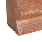 TUYOHW Lot de 2 tables d'appoint d'extérieur, design unique, table d'appoint combinée de patio avec plateau rectangulaire, table polyvalente pour jardin, balcon, porche
