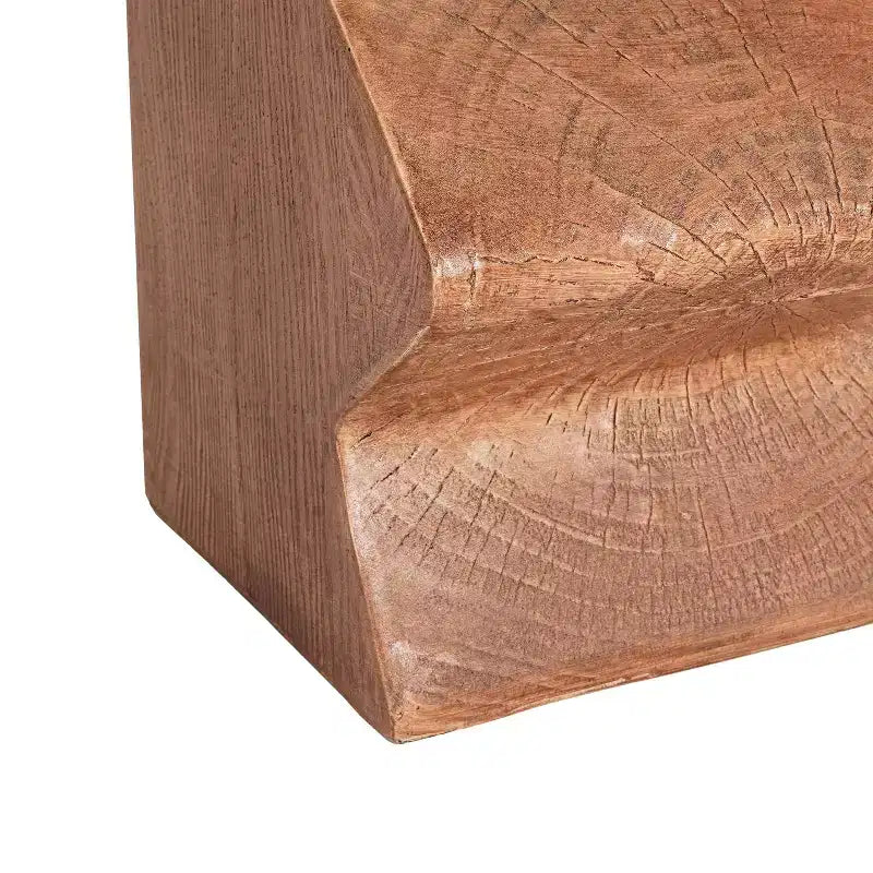 TUYOHW Lot de 2 tables d'appoint d'extérieur, design unique, table d'appoint combinée de patio avec plateau rectangulaire, table polyvalente pour jardin, balcon, porche