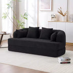 Canapé-Lit Pliable 2 en 1 Whisen, Canapé sans Os Convertible 70 Pliable avec 4 Oreillers