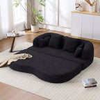 Canapé-Lit Pliable 2 en 1 Whisen, Canapé sans Os Convertible 70 Pliable avec 4 Oreillers