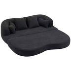 Canapé-Lit Pliable 2 en 1 Whisen, Canapé sans Os Convertible 70 Pliable avec 4 Oreillers