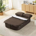 Divano letto trasformabile TUYOHW 74.8, divano pieghevole 2-in-1 con coperta cuscino, divano letto per soggiorno camera da letto appartamento, nessun assemblaggio