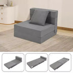 COZONY Canapé-lit pliant, Canapé-lit pliable avec oreiller, Matelas de couchage convertible, Canapé-futon au sol avec housse lavable en mousse à mémoire de forme, Taille individuelle