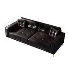 Whisen 92.1 Canapé-lit escamotable King Size, canapé convertible 3 en 1 en similicuir avec 2 oreillers