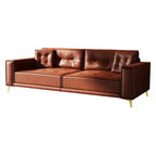 Whisen 92.1 Canapé-lit escamotable King Size, canapé convertible 3 en 1 en similicuir avec 2 oreillers