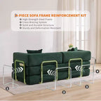 Acekool Divano Letto Convertibile Pieghevole da Terra con Corduroy Confortevole e Design Salvaspazio