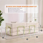 Canapé-lit convertible 5 en 1, couchage en velours côtelé de 198 cm avec cadre robuste, aucun assemblage requis, pour petits espaces et chambres d'amis