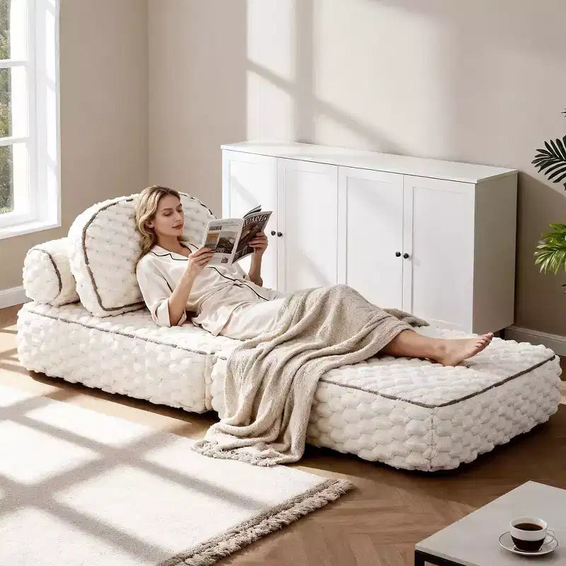 Poltrona Letto Pieghevole Ora Maison - Divano Letto da Pavimento Pieghevole con Cuscino per Gaming e Riposo