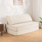WARMOUNTS Canapé convertible pliant avec dossier réglable, canapé-lit convertible Queen Size pour salon et bureau