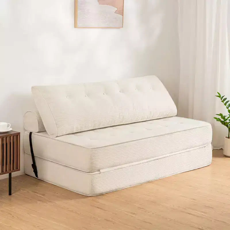 WARMOUNTS Canapé convertible pliant avec dossier réglable, canapé-lit convertible Queen Size pour salon et bureau