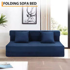 Divano letto pieghevole con cuscini, divano letto convertibile in memory foam, divano da pavimento moderno in stile giapponese, letto per il tempo libero per soggiorno/ufficio.