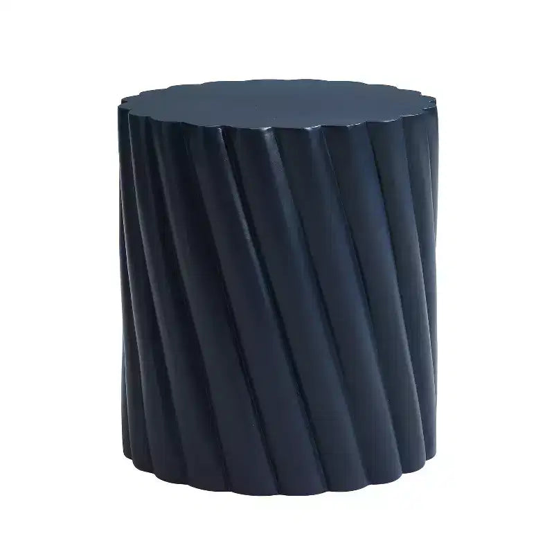 Christopher Knight Home Ruxandra Table d'appoint cannelée moderne d'extérieur en béton léger
