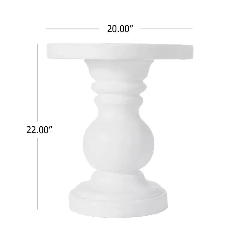 Christopher Knight Home Mukesh Table d'appoint d'extérieur moderne en béton léger