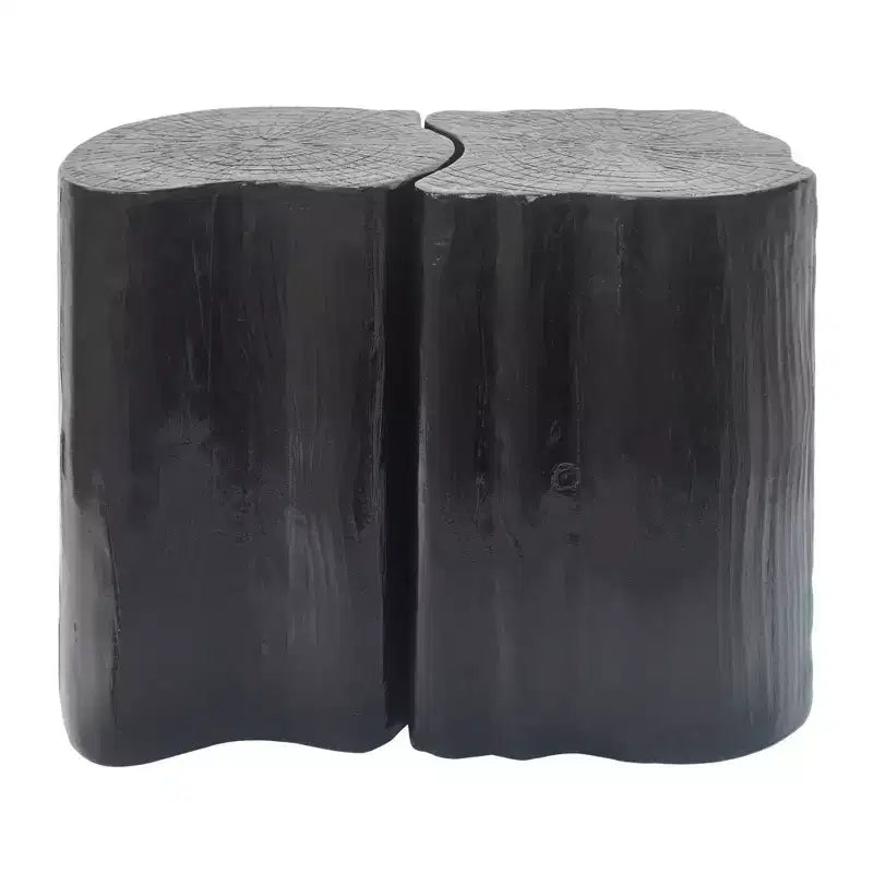 NAYSAYE Table d'appoint MGO irrégulière 2-en-1 divisée 2 pièces Surface d'appoint modulaire pour Patio Balcon Salon, 24.8*12.6*18.11