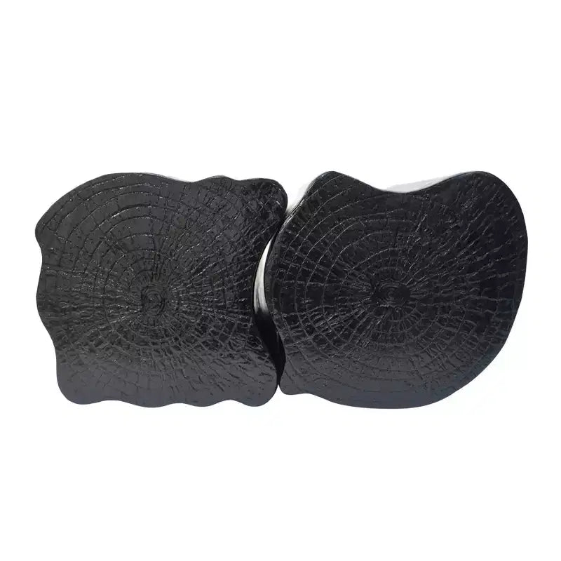 NAYSAYE Table d'appoint MGO irrégulière 2-en-1 divisée 2 pièces Surface d'appoint modulaire pour Patio Balcon Salon, 24.8*12.6*18.11