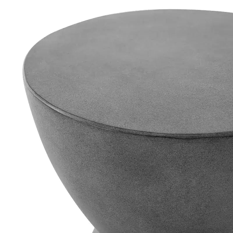 Table d'appoint d'extérieur en béton léger Xnie Christopher Knight Home