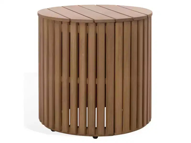 Arielle Eucalyptus Wood Accent Table - Indoor/Outdoor - CPT5000 - Natural - Safavieh Couture