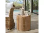 Tavolino d'appoggio Arielle in legno di eucalipto - Interno/Esterno - CPT5000 - Naturale - Safavieh Couture