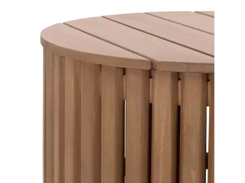 Tavolino d'appoggio Arielle in legno di eucalipto - Interno/Esterno - CPT5000 - Naturale - Safavieh Couture