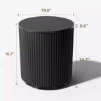 NAYSAYE Tavolino Refrigerante per Esterni - Secchiello Portatile per Ghiaccio, Tavolino da Patio con Contenitore Refrigerato, Porta Bevande per Feste, Picnic, Spiaggia e Piscina