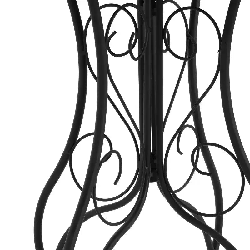 Table d'appoint d'extérieur, colorée+noire