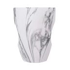 Christopher Knight Home Zain Tavolino da Esterno Rotondo Moderno in Cemento Leggero con Intaglio