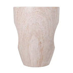 Christopher Knight Home Zain Tavolino da Esterno Rotondo Moderno in Cemento Leggero con Intaglio