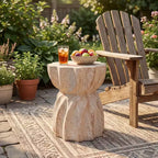 Christopher Knight Home Corin Outdoor Contemporary Lightweight Concrete Accent Side Table