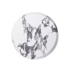 Christopher Knight Home Fiora Table d'appoint sculpturale en béton léger à motif marbre moderne pour terrasse